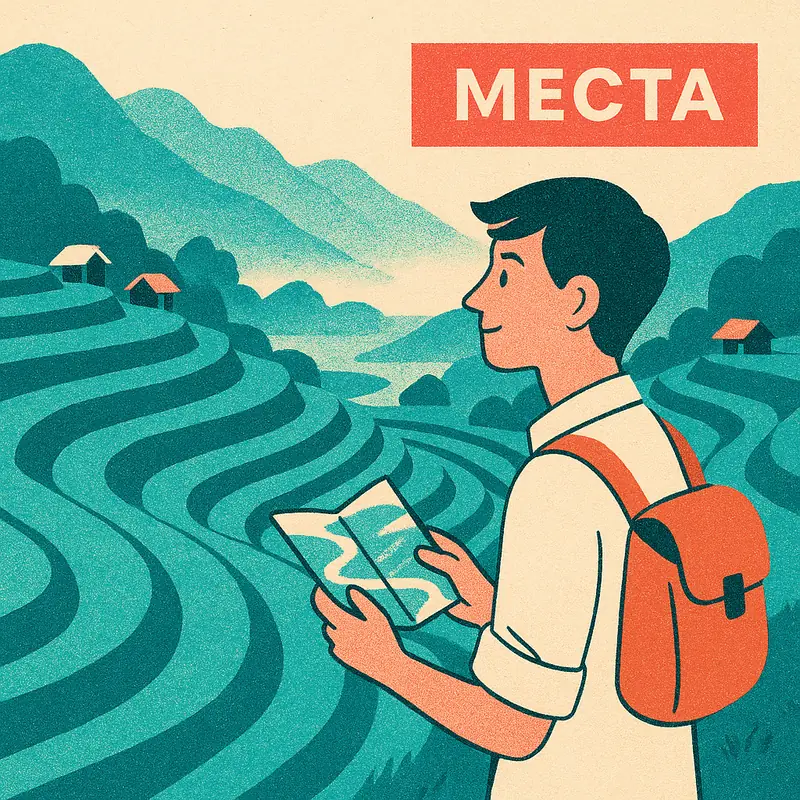 Иллюстрация к заметке: С июля рисовые террасы на севере Вьетнама зеленеют