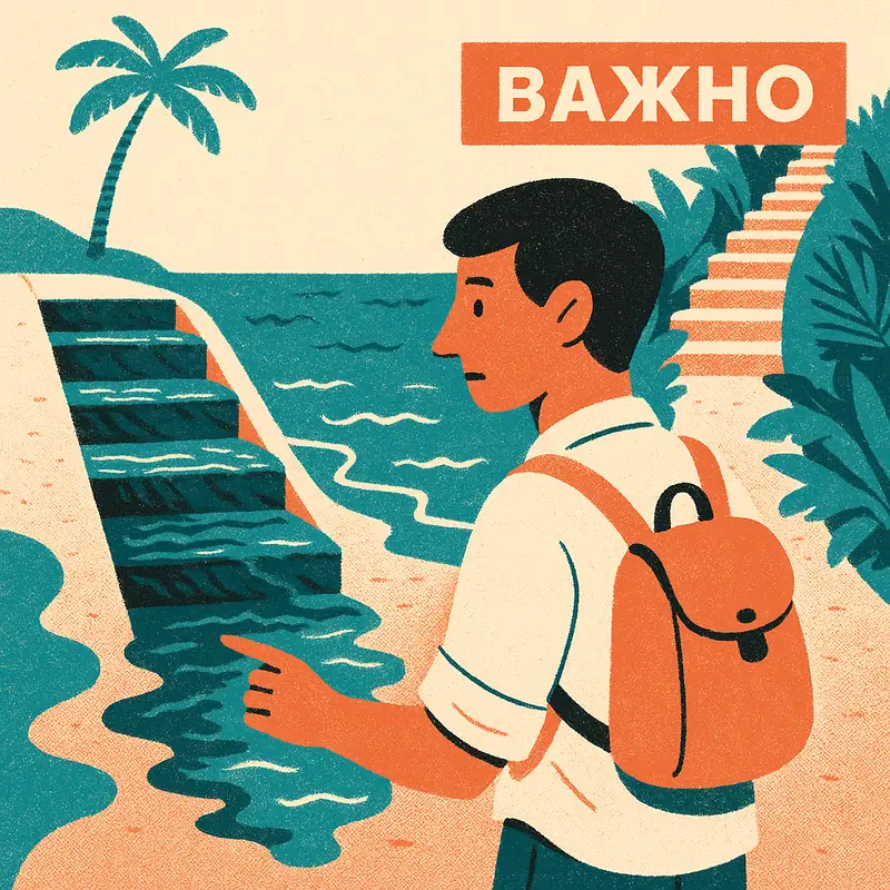 Иллюстрация к заметке: На пляже Bãi Trước во Вунгтау уже несколько человек упали